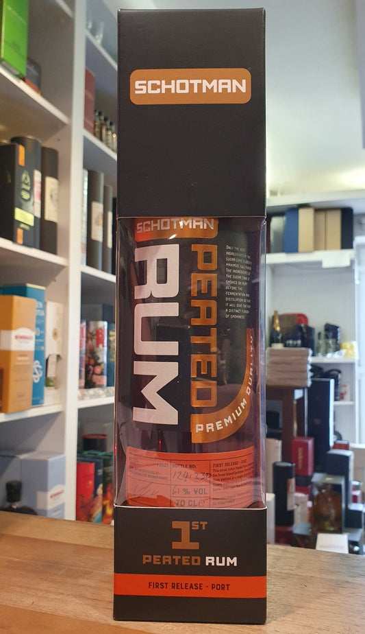 Schotman Rum B1 Peated Port cask 0,7l 61% vol. blend