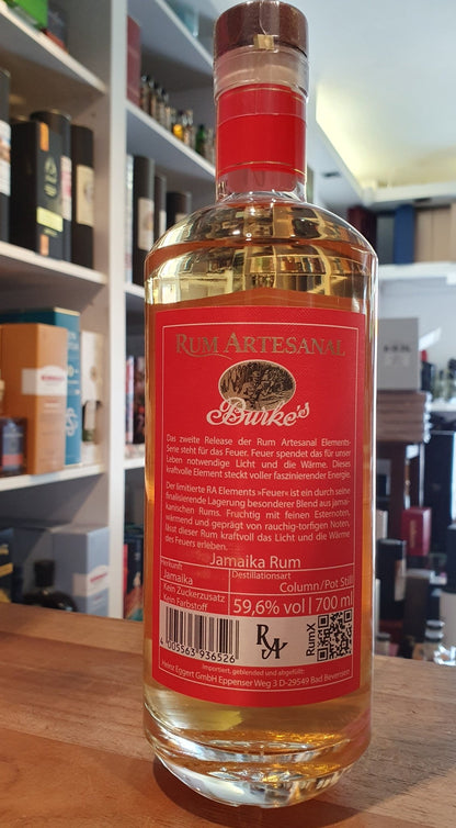 RA Artesanal Burkes Elements II 2024 Feuer limited 0,7l 59,6% vol. Rum