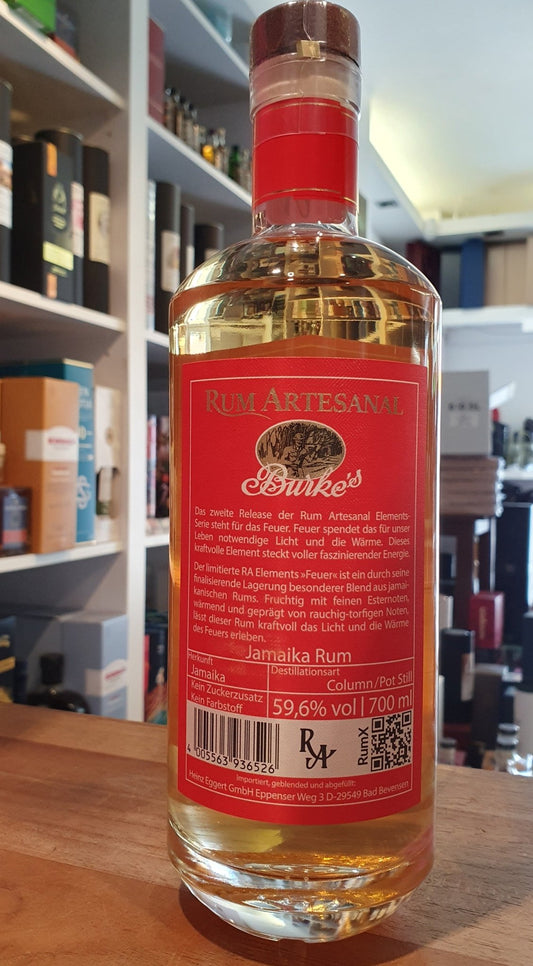 RA Artesanal Burkes Elements II 2024 Feuer limited 0,7l 59,6% vol. Rum