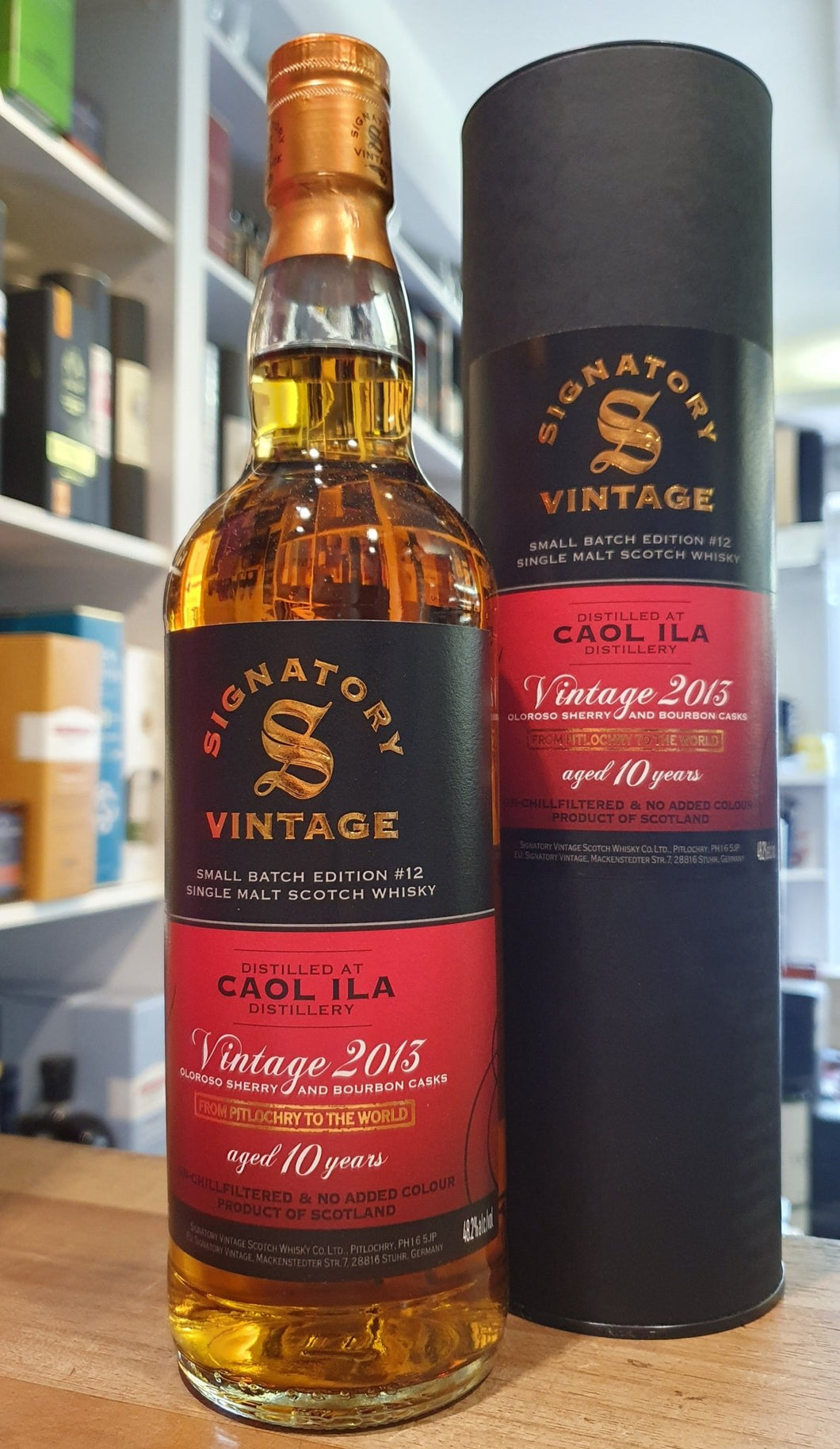 Caol Ila 2015 2024 Oloroso Signatory small batch Edition # 0,7l 48,2% vol. Whisky