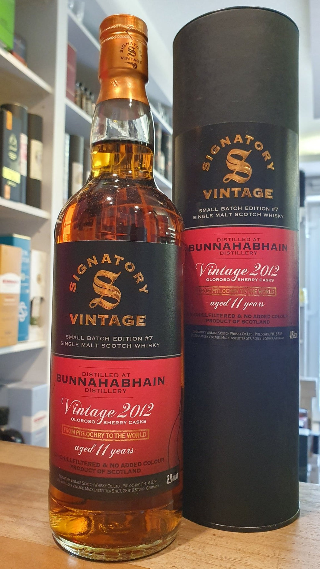 Bunnahabhain 2012 2024 Oloroso Signatory small batch Edition # 0,7l 48,2% vol. Whisky