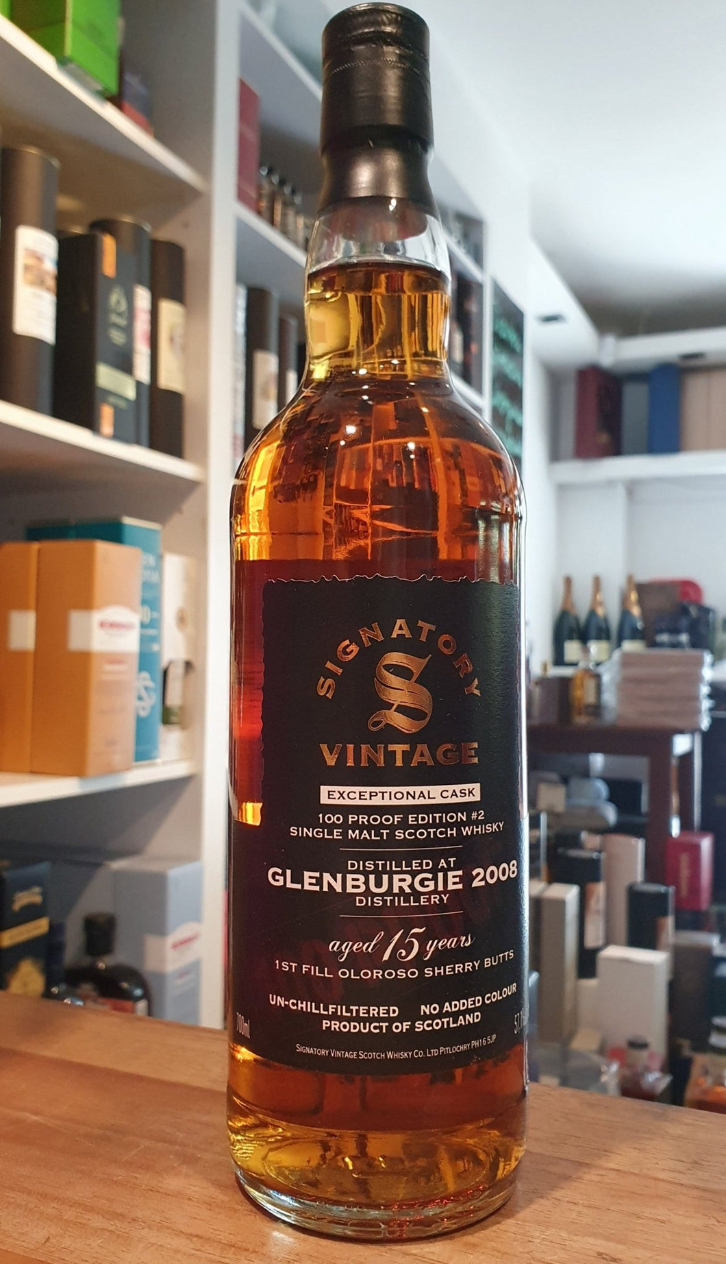 Glenburgie 2008 15y 100 PROOF Exceptional Edition #2 Signatory 0,7l 57,1% vol. Whisky