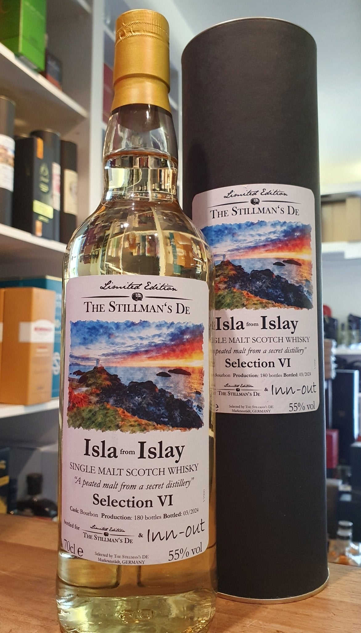 Caol Ila The Stillmans Whisky Isla from Islay 2024 in Caol Ila 0,7l 55% vol. Selection 6 VI Bourbon cask 8y limitiert Fl
