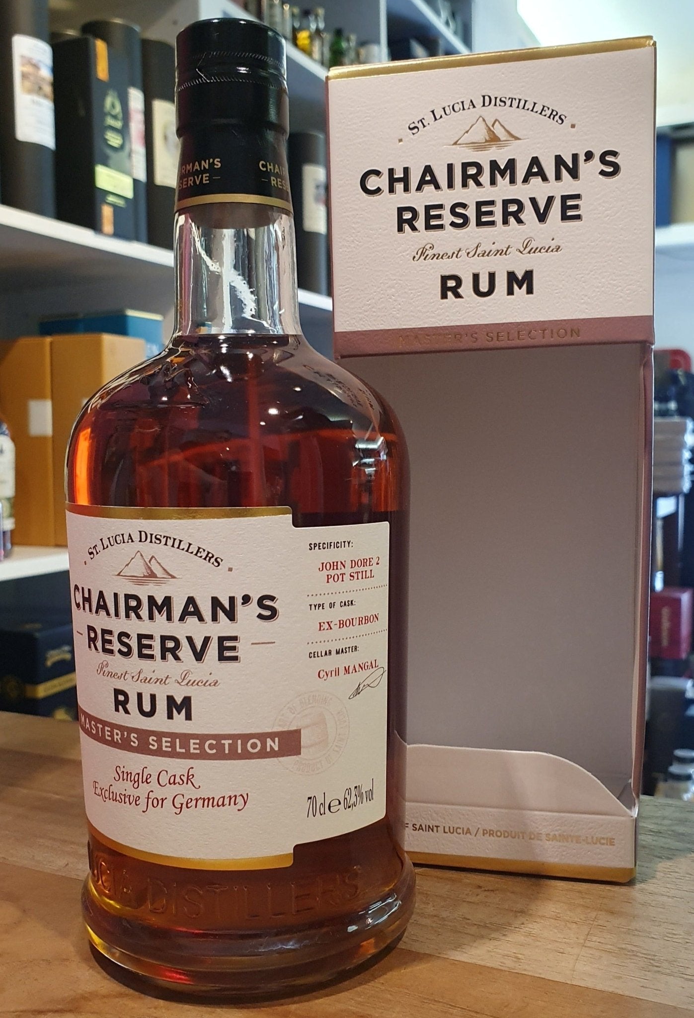 Chairman's Reserve 2010 John Dore 2 Master´s Selection 0,7l 62,3% vol. single cask Rum St.Lucia