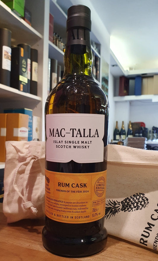 Mac-Talla 2009 feis ile 2024 Rum cask limited edition cask strength Whisky Islay single malt 0,7l 53,7% vol. m.GP Morrison