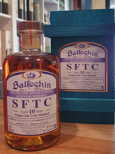 Ballechin SFTC 2008 Virgin oak 2019 0,5l Fl 60,5%vol. Highland whisky #244 Ballachin Edradour balechin   limitiert auf&nbsp; 434&nbsp; Flaschen&nbsp;&nbsp; &nbsp;
