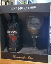 Cargue la imagen en el visor de la galería,Brockmans Gin mit Glas Geschenkpackung  Intensely Smooth premium Gin 0,7l Fl 40% vol.
