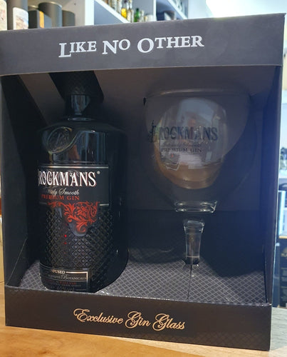 Brockmans Gin mit Glas Geschenkpackung Intensely Smooth premium Gin 0,7l Fl 40% vol.