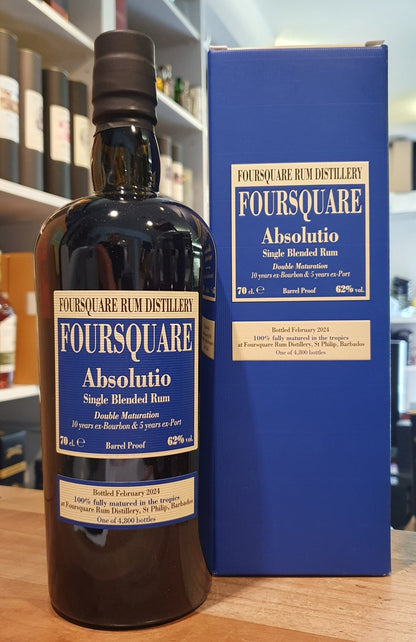 Foursquare 15-year Absolutio Velier Single Blended Rum 62 %vol. 0,7L Rum