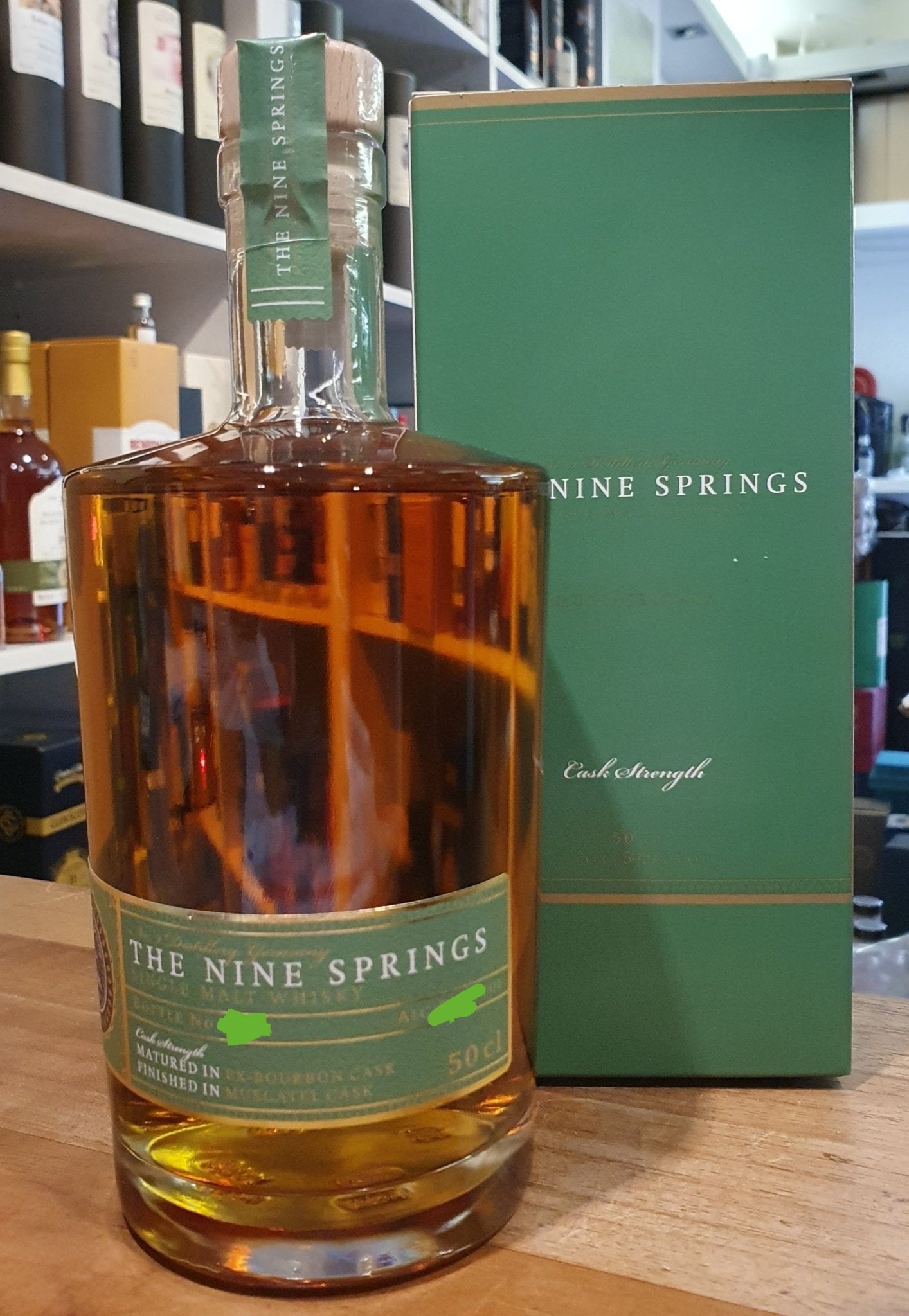 The Nine Springs MUSCATEL 7y Whisky 0,5l 47% vol. Eichsfeld