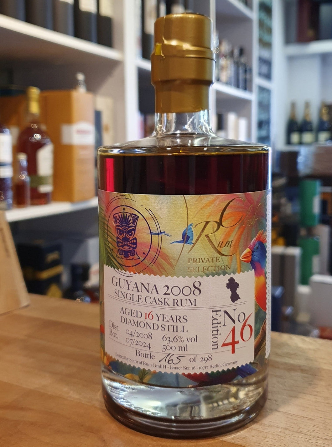 Rumclub ed.46 Guyana DDL 2008 2024 0,5l 63,6% vol. rum club Private Selection Edition