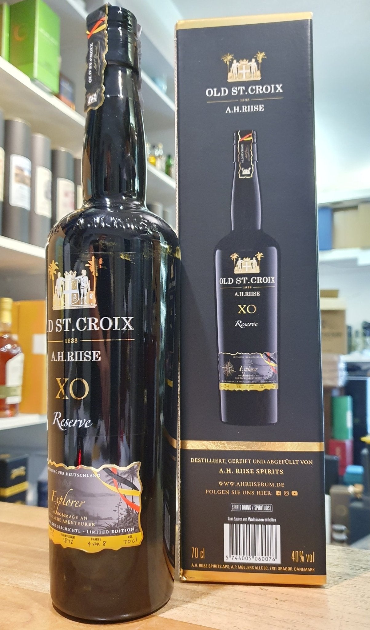A.H.Riise Old st.croix Explorer Germany 2024 0,7l 40% vol. limited rum