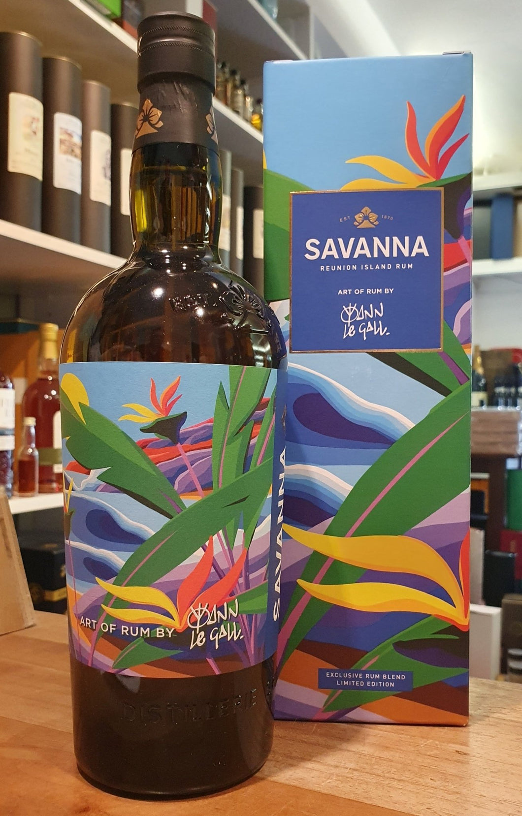 Savanna Art of Rum by Yan Le Gall Reunion Rhum 54 % vol. 0,7l rum

Limitiert auf xxx Flaschen 