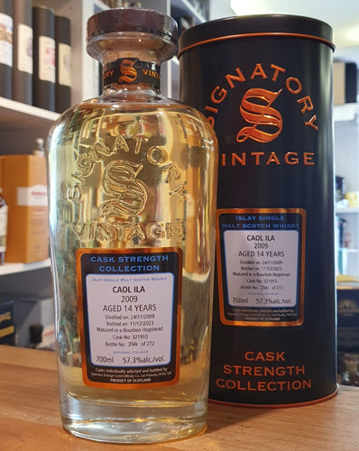 Caol Ila 2009 2023 Signatory Vintage Islay Single Malt Scotch Whisky Cask Strength Collection # 0,7l 57,3% vol. Whisky