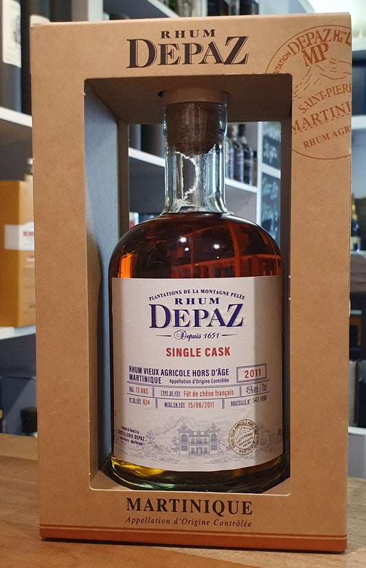 Depaz Single cask Millesimes 2011 Rum 45 % vol. 0,7l Rhum