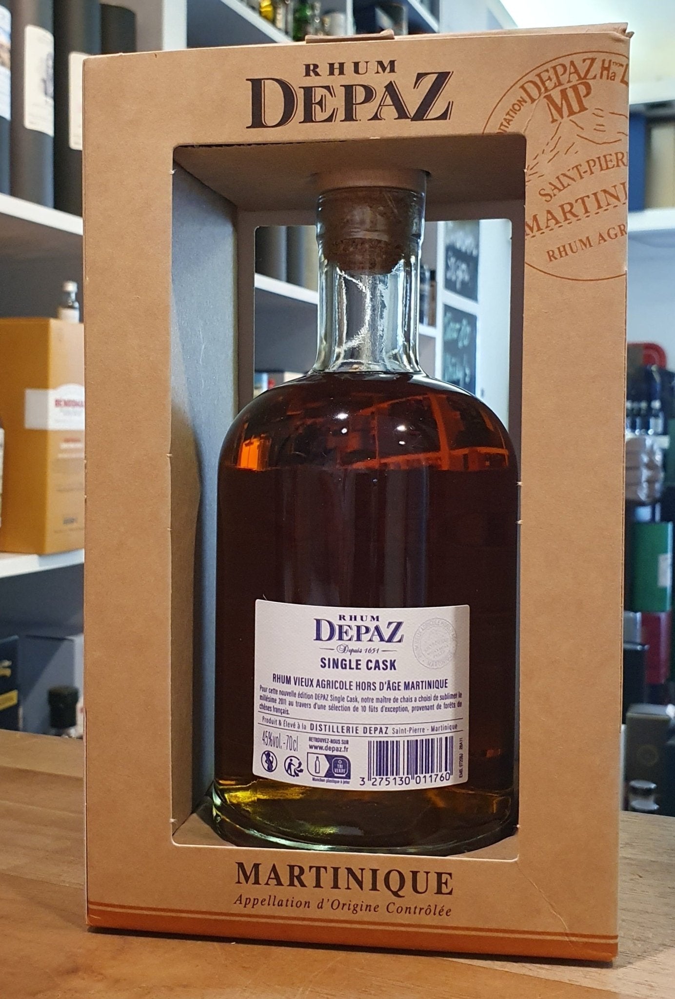 Depaz Single cask Millesimes 2011 Rum 45 % vol. 0,7l Rhum