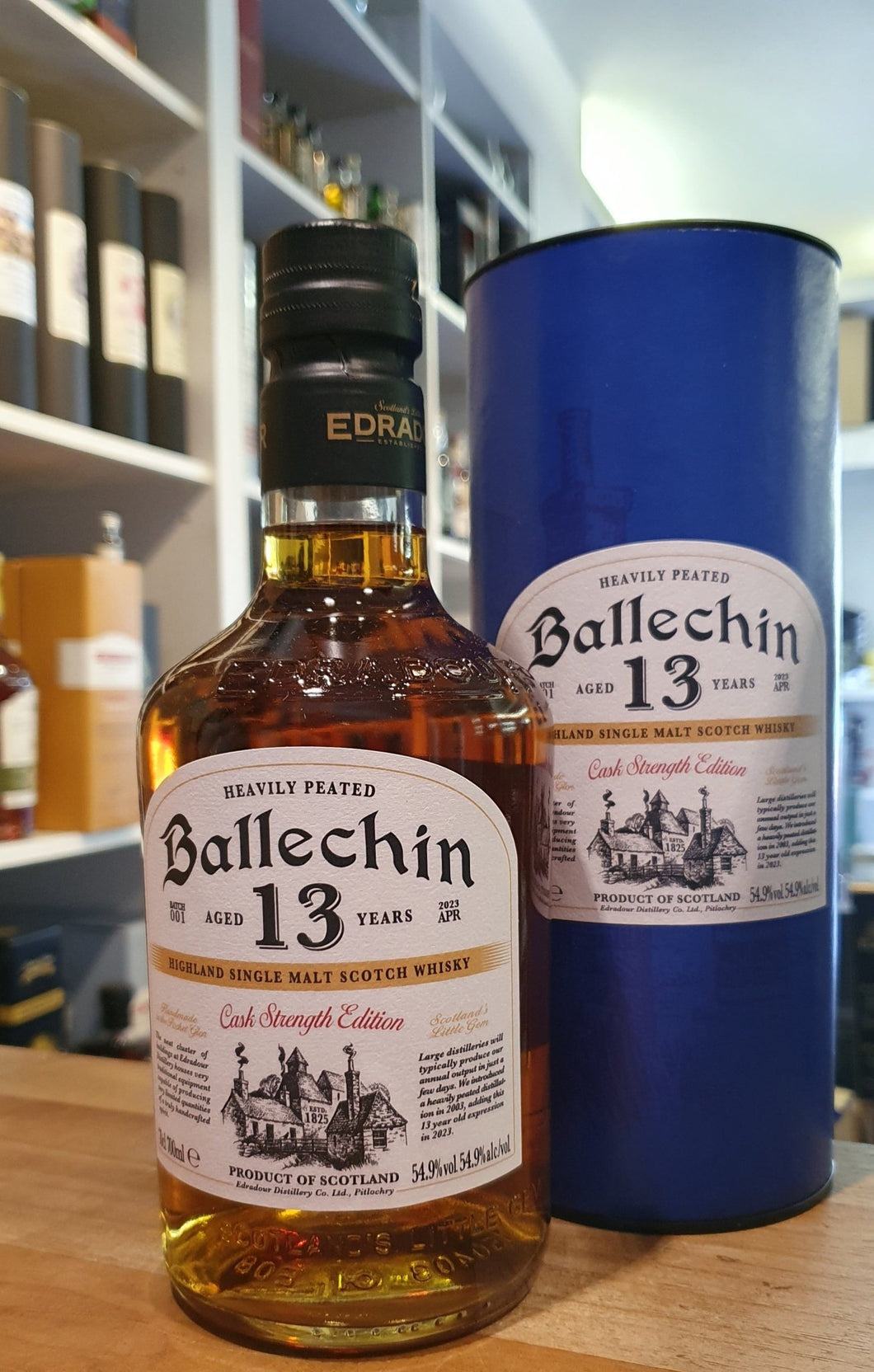 Ballechin 13y cask strength Edition 0,7l Fl 54,9%vol. Highland whisky batch 001