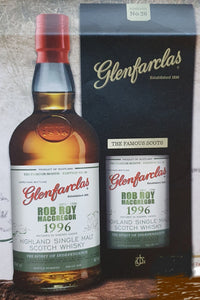 Glenfarclas 1996 Rob Roy Highland single malt scotch whisky 0,7l 46% vol. The famous scots no.26 oloroso