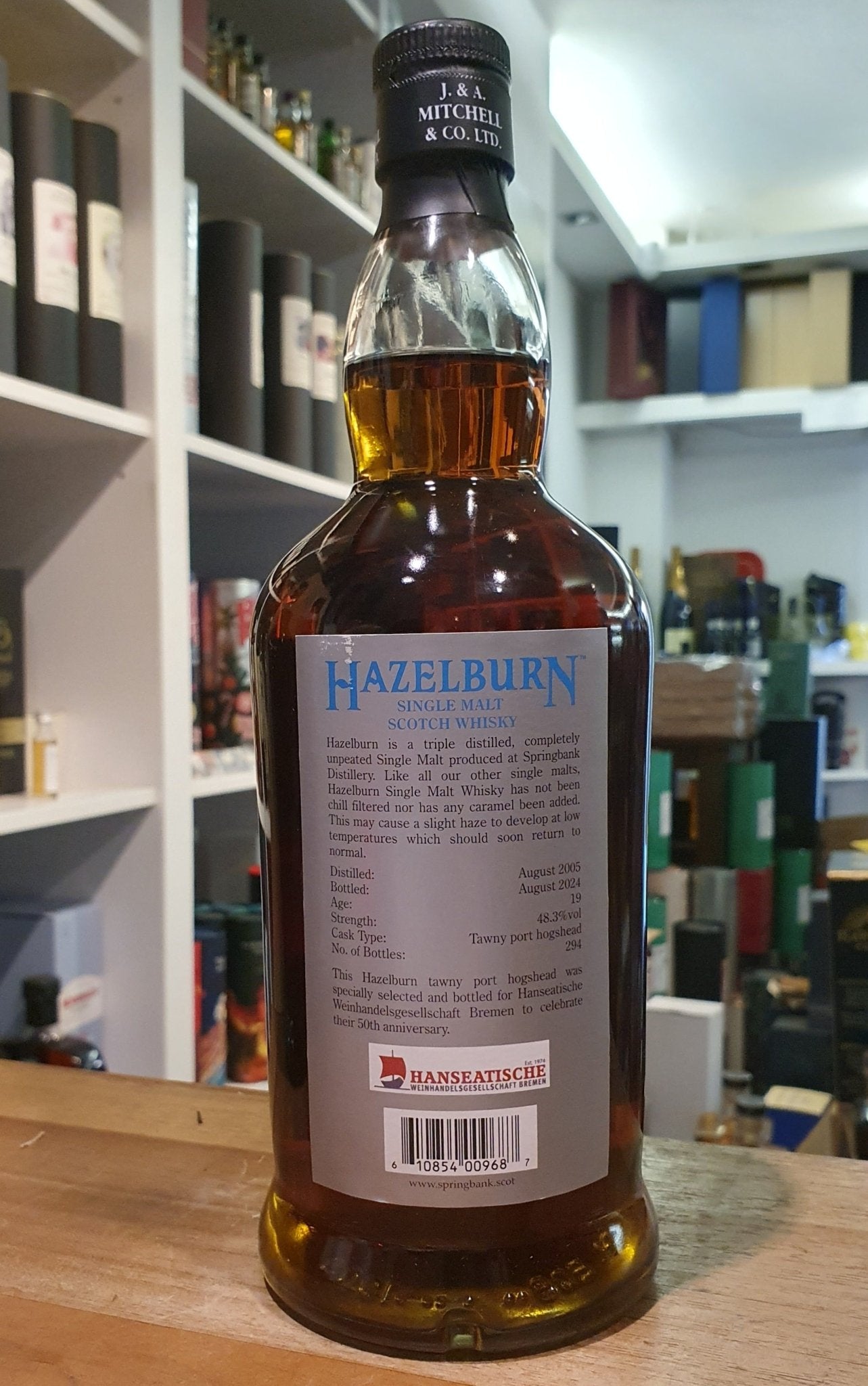 Hazelburn Single Cask 19y 2024 0,7l 48,3 % vol. Whisky Campbeltown Limited Edition