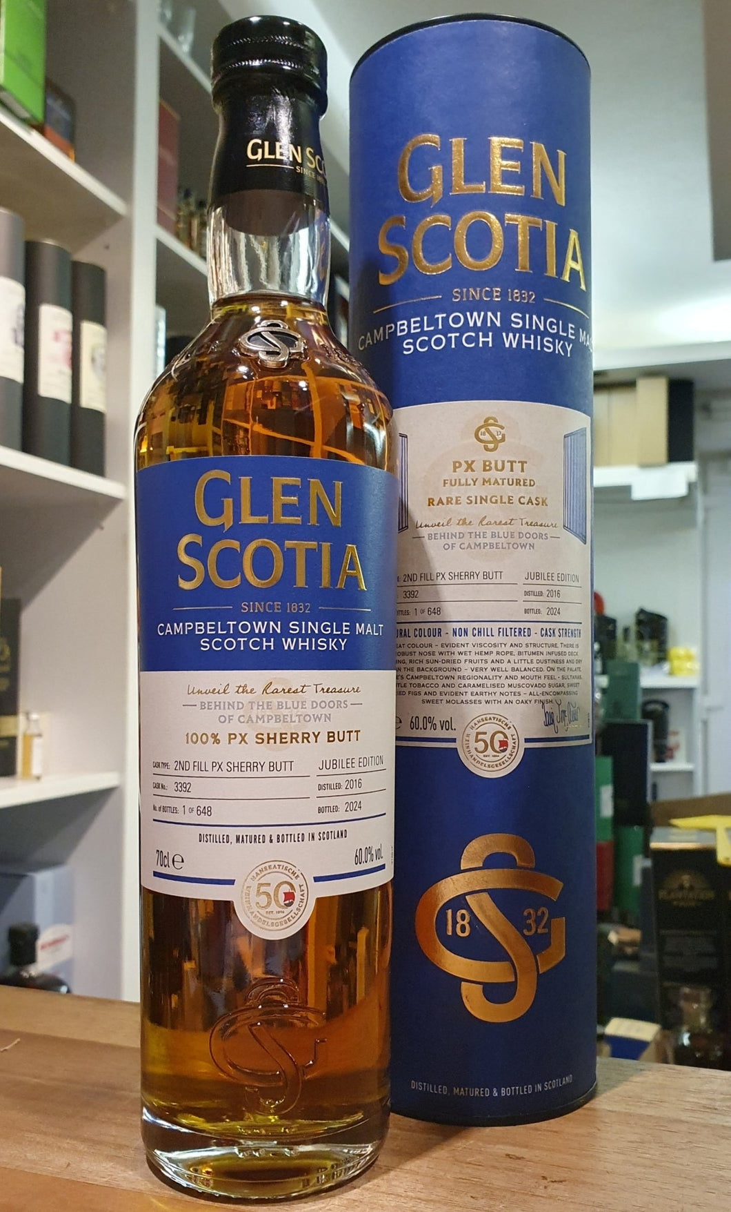 Glen scotia Single cask 2016 2024 #3392 0,7l 60 %vol. glenscotia