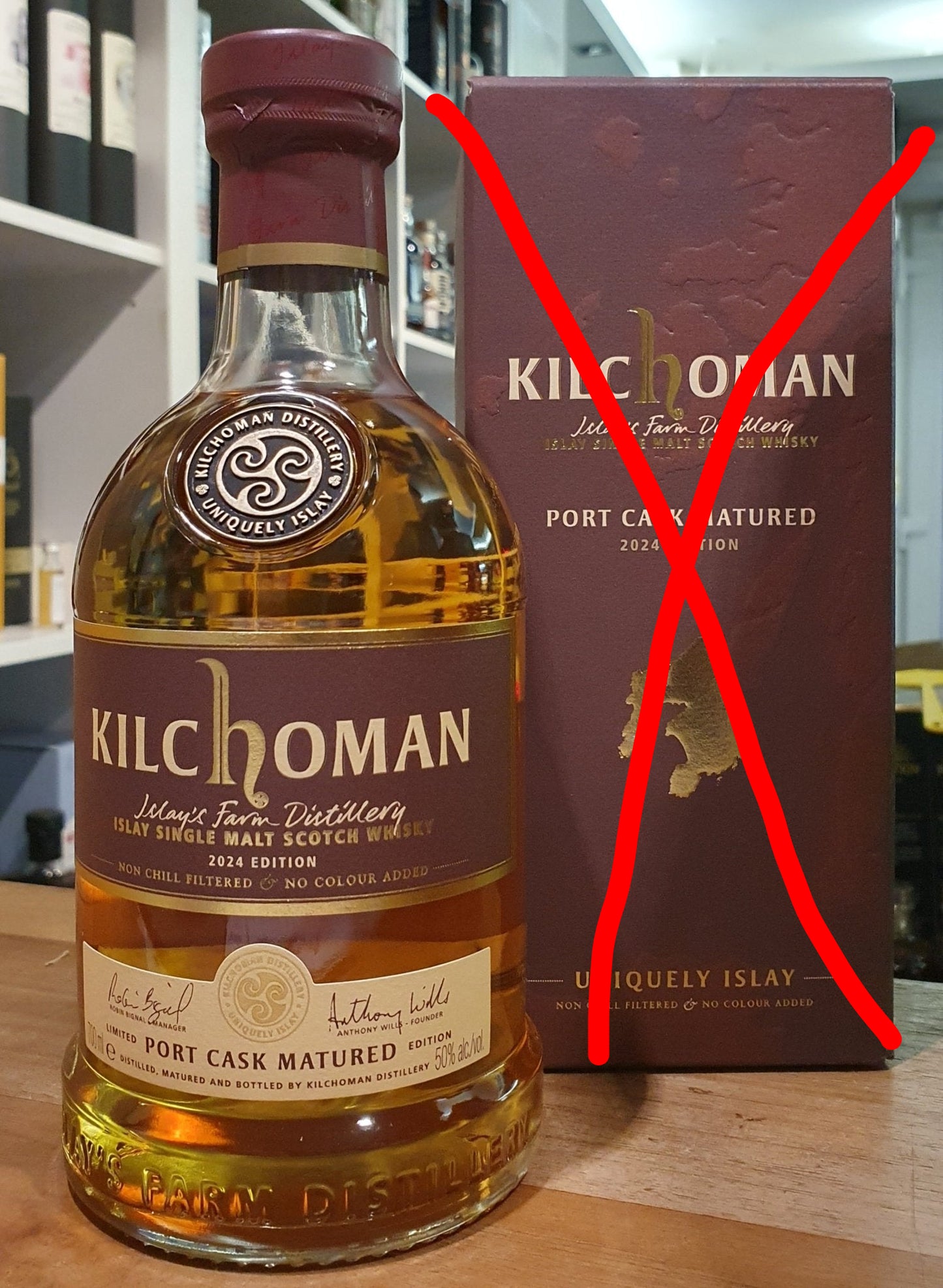 Kilchoman Ruby Port Cask Vollreifung 2024 Edition 0.7l 50% scotch whisky limitiert matured
