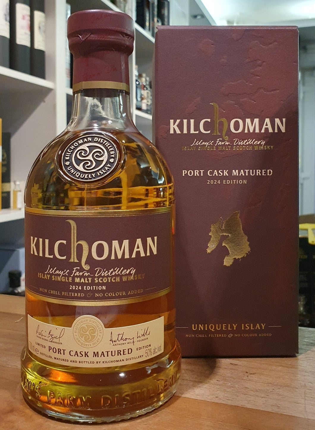 Kilchoman Ruby Port Cask Vollreifung 2024 Edition 0.7l 50% scotch whisky limitiert matured