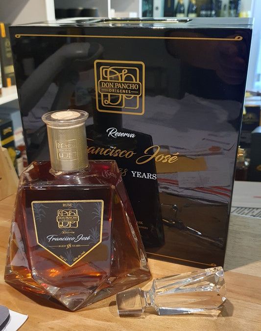 Reserva Francisco Jose 38Y Panama rum single cask 0,7l 43% obj. Palírna Las Cabras Origenes Don Pancho