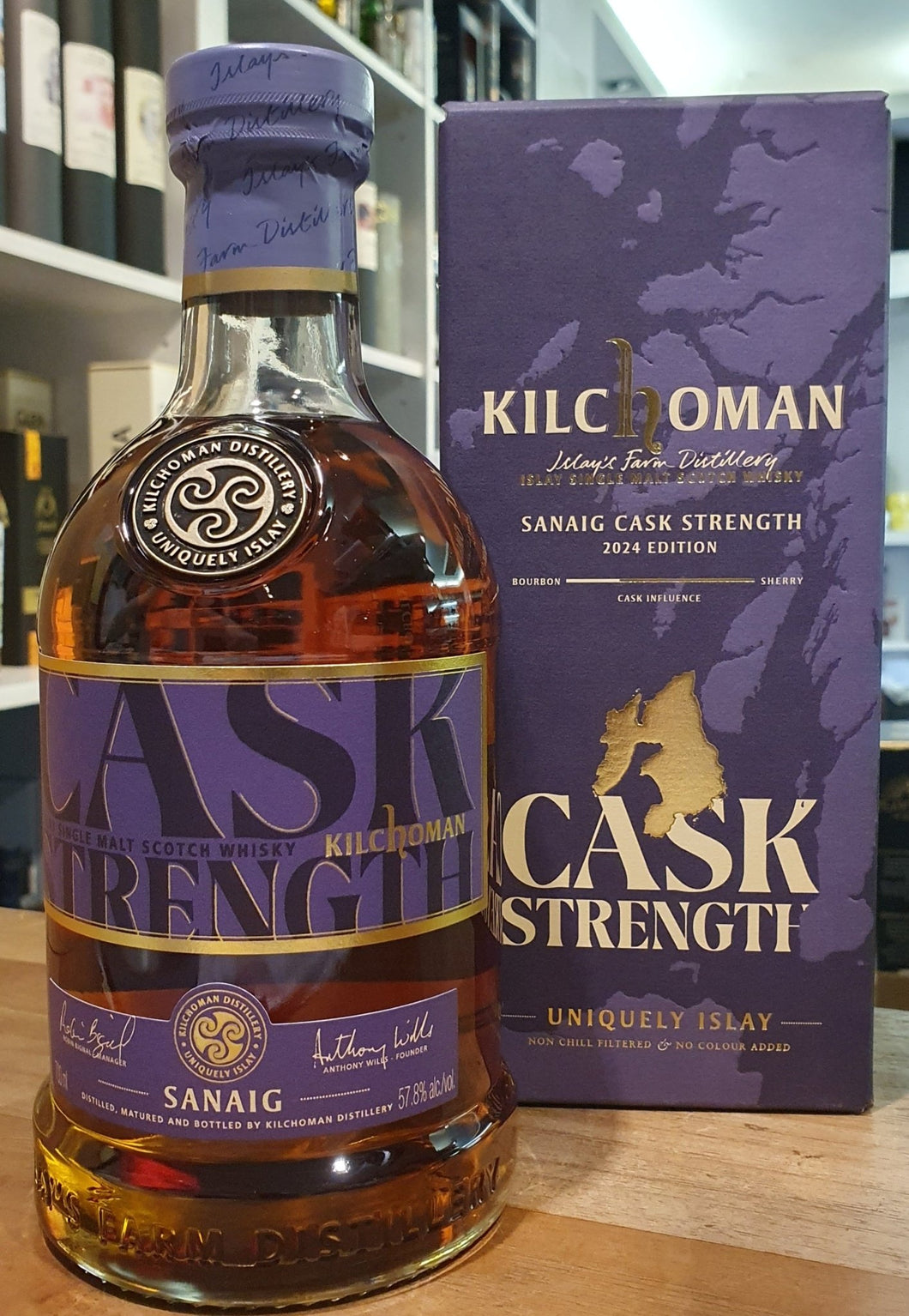 Kilchoman Sanaig cask strength Edition 2024 0.7l 57,8 % scotch whisky limitiert dark batch