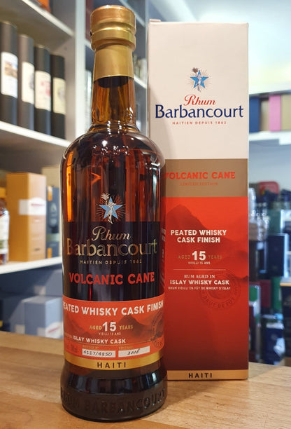 Barbancourt Volcanic Cane 15y Haiti 0,7l 46,7%vol. Rum Limited Edition Peated Islay Whisky Cask Finish