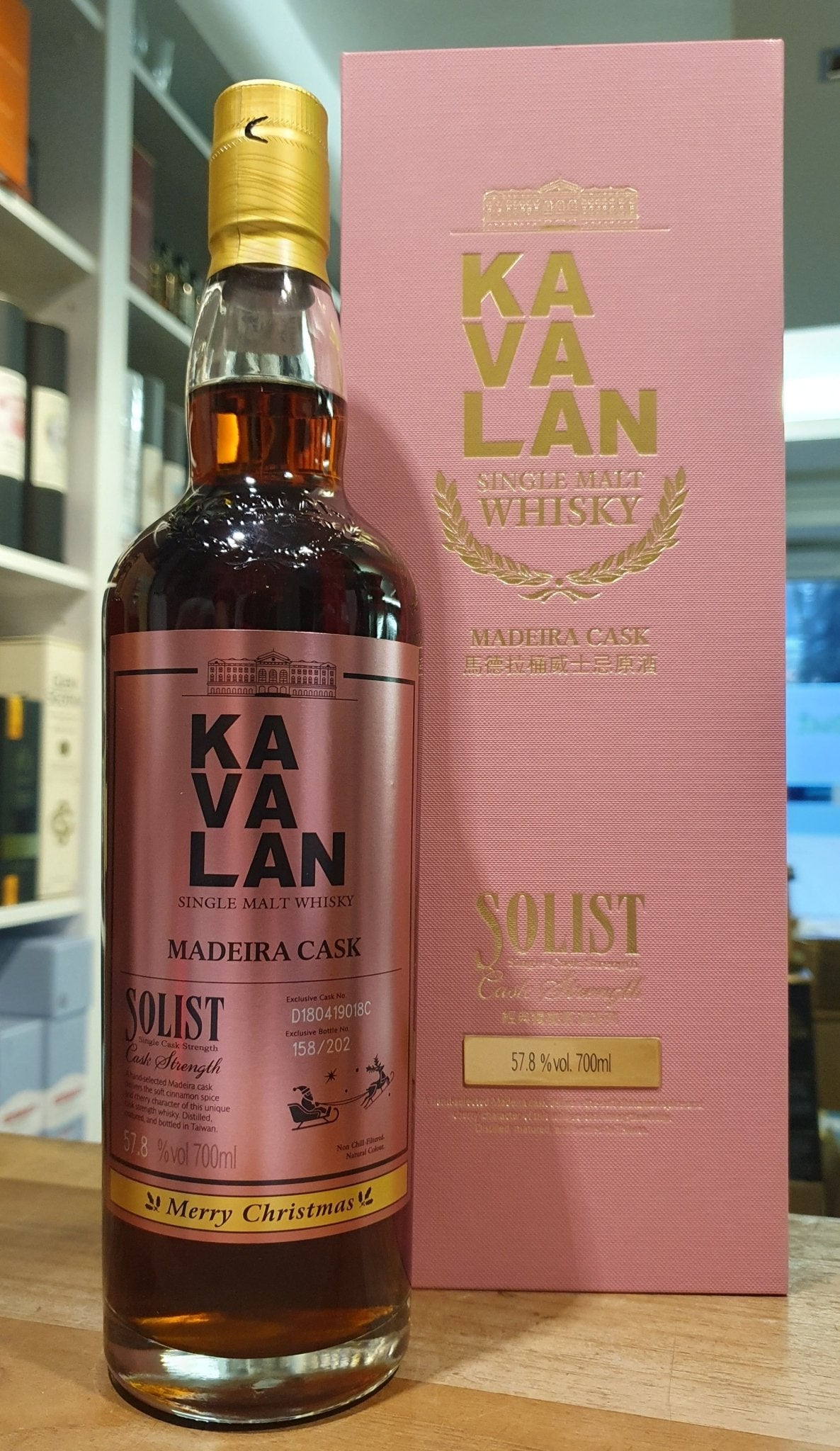 Kavalan Solist Madeira Chrismas Edition 2024 0.7l Fl 57,8%vol. Taiwan Whisky