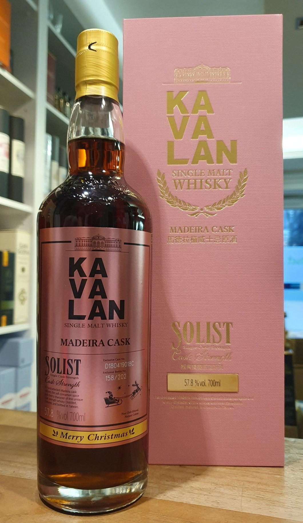 Kavalan Solist Madeira Chrismas Edition 2024 0.7l Fl 57,8%vol. Taiwan Whisky