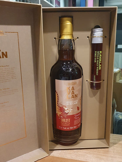 Kavalan Solist Rum cask Dragon Edition 2017 single cask 2024 0.7l Fl 52,4 %vol. Taiwan Whisky sb