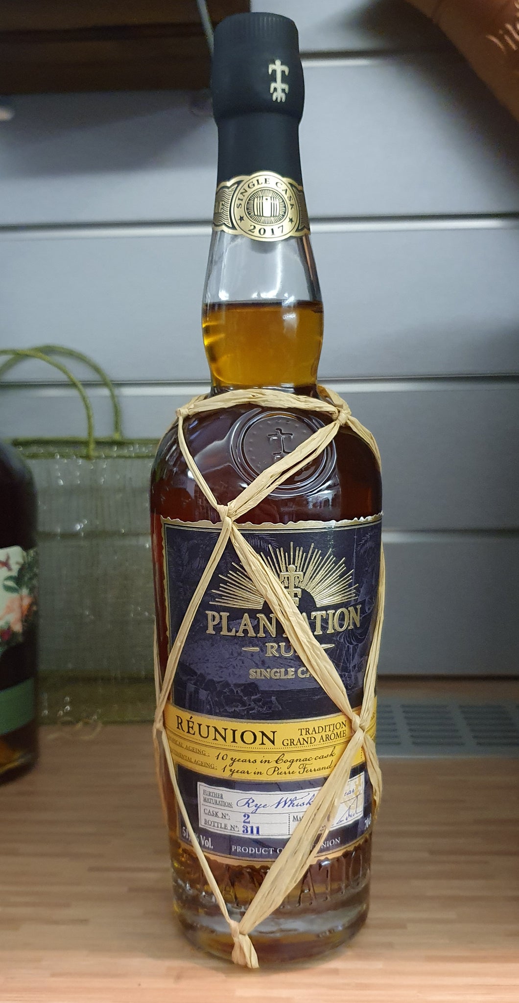 Plantation Reunion 2005 2017 XO 0,7l 51,9% vol. Rum single cask Fassabfüllung