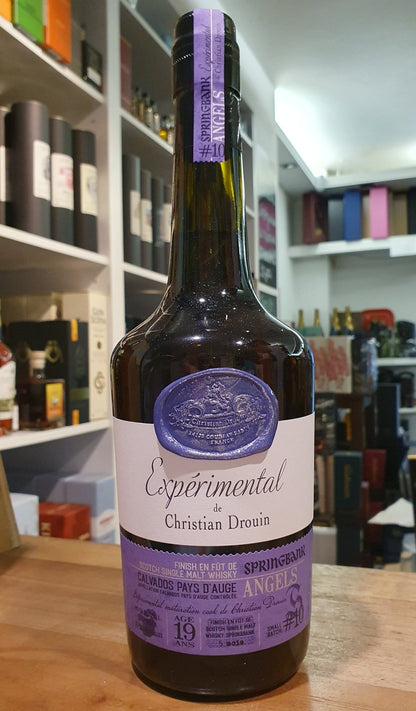Christian Drouin Calvados expérimental 19 ans en fût de Springbank Angels 0,7l 50,4% vol.#10