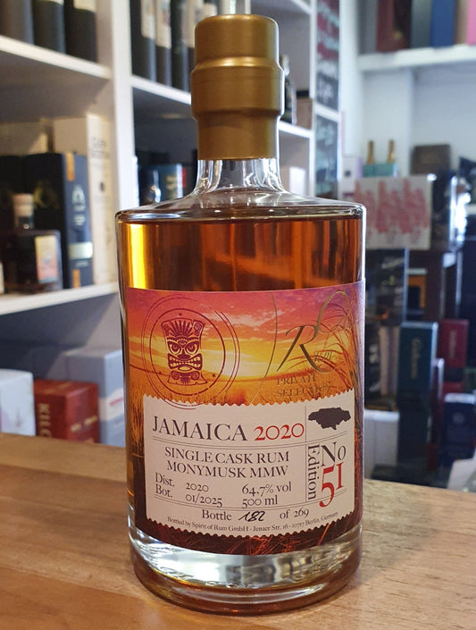 Rumclub Ed.51 Monymusk 2020 MMW Jamaica Clarendon 2024 64,7 % vol. 0,5l Single cask Rum club Jamaika