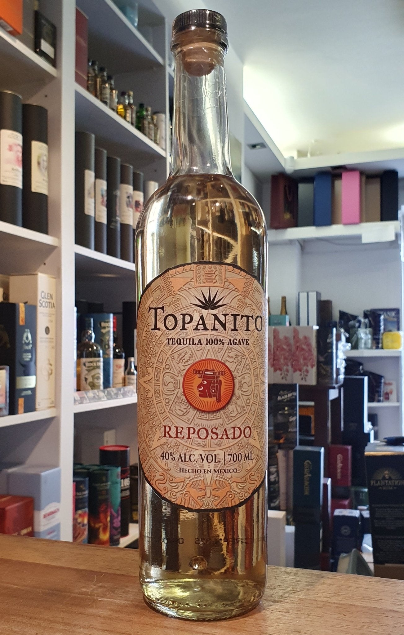 Topanito Tequila Reposado 100 % agave 0,7L Fl 40 % vol.