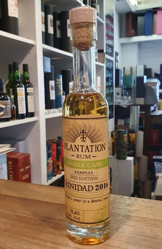 Plantation MINI Samples Trinidad TDL 2016 2023 mezcal koch Finish XO 0,1l 51,4 % vol. single cask Rum Planteray