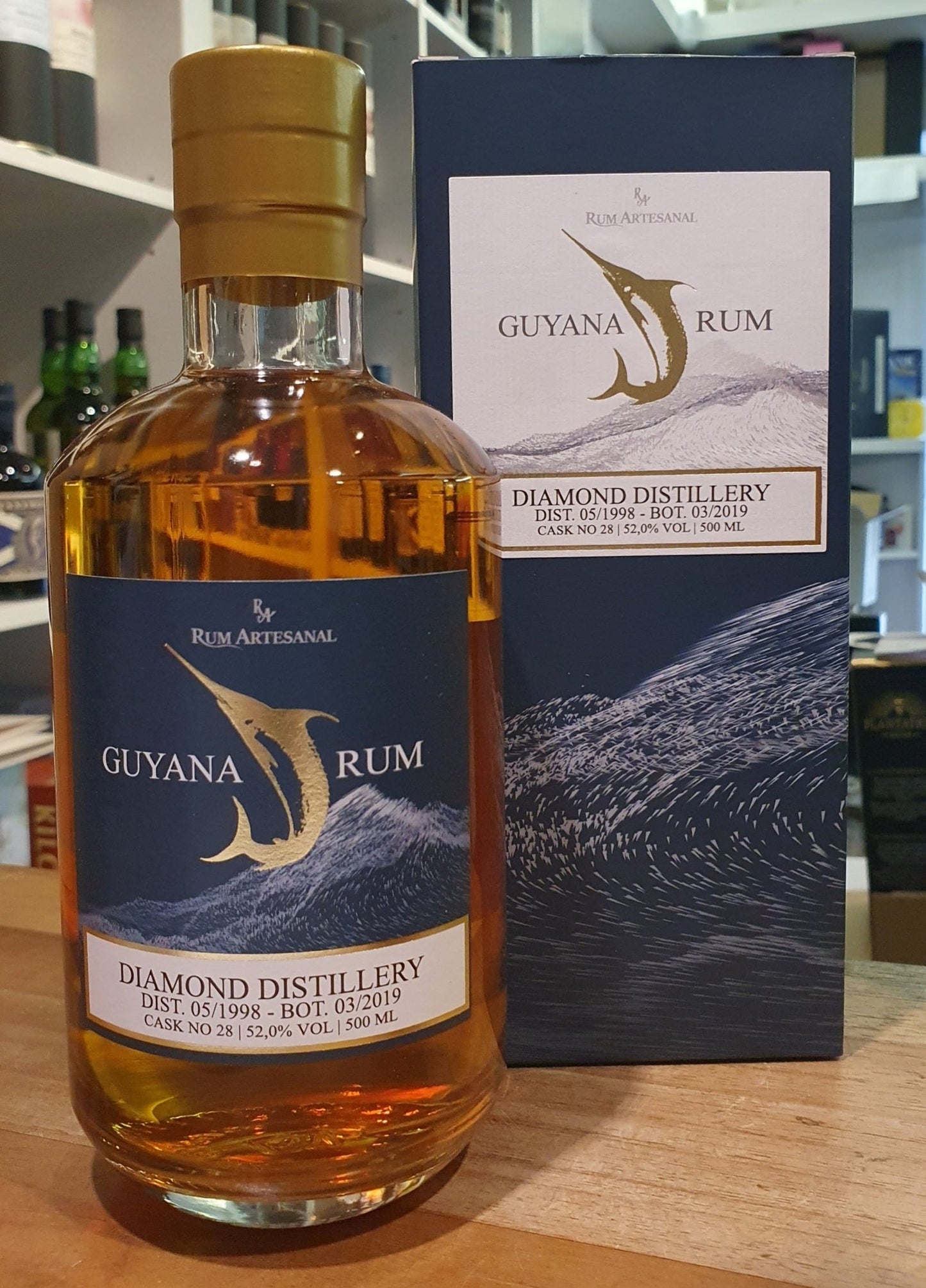 RA Guyana 1998 2019 20y Diamond Dist. MEEA 0,5l 52%vol. Single Cask Rum Artesanal