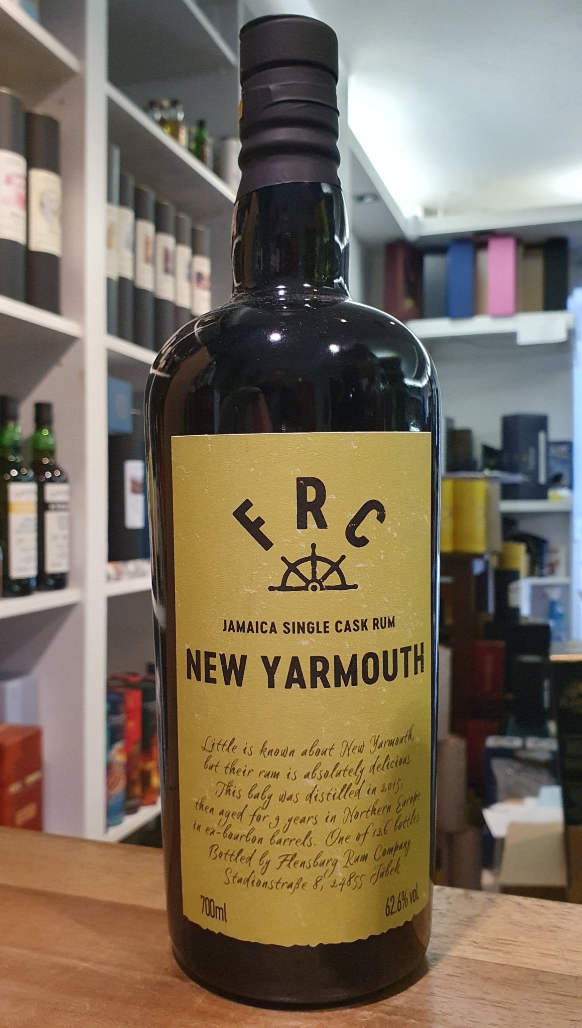 FRC New Yarmouth 2015 2025 single cask Jamaica 62,6% 0,7l l Flensburg