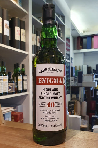 Enigma 40 Jahre Highland HIG.3A. Cadenhead's Whisky 0,7l 44,5 %vol.