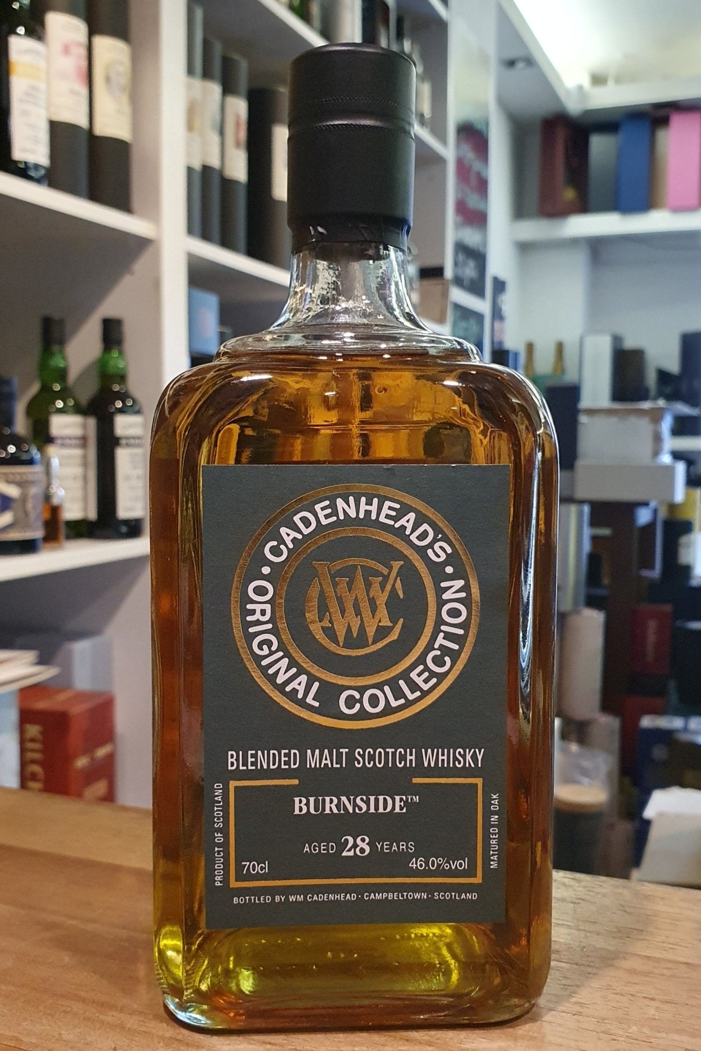 Burnside 28 Jahre Cadenhead's Bourbon cask Whisky 0,7l 46 %vol.