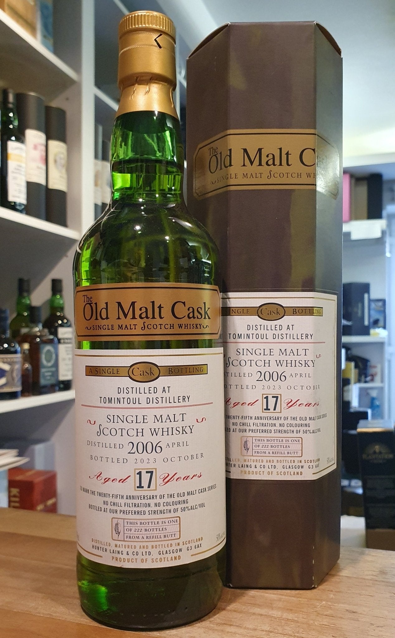 Tomintoul 2006 single cask 17Y 50% vol. 0,7l Whisky Hunter Laing OMC hl56885