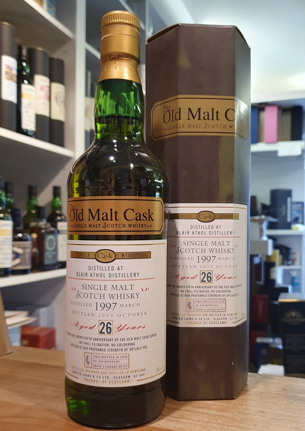 Blair Athol 1997 single cask 26y 50% vol. 0,7l old malt Whisky Hunter Laing OMC hl56886