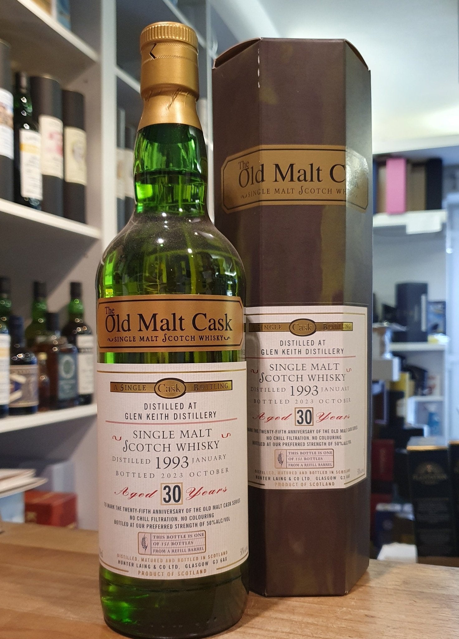 Glen Keith 1993 single cask 30Y 50% vol. 0,7l Whisky Hunter Laing OMC hl56899