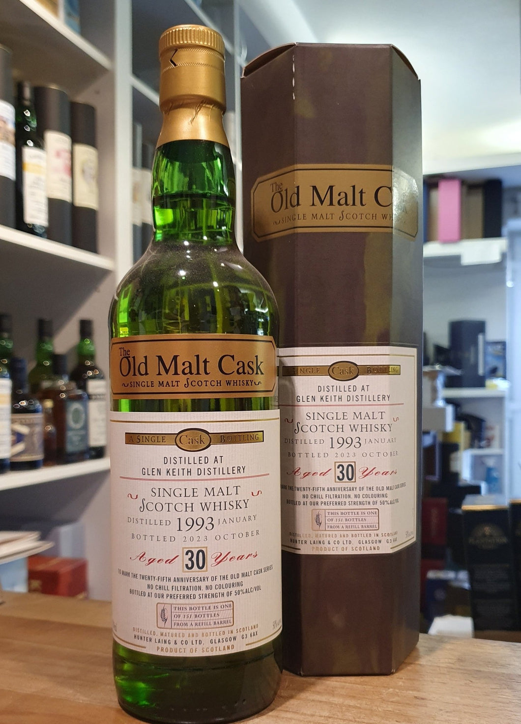 Glen Keith 1993 single cask 30Y 50% vol. 0,7l Whisky Hunter Laing OMC hl56899