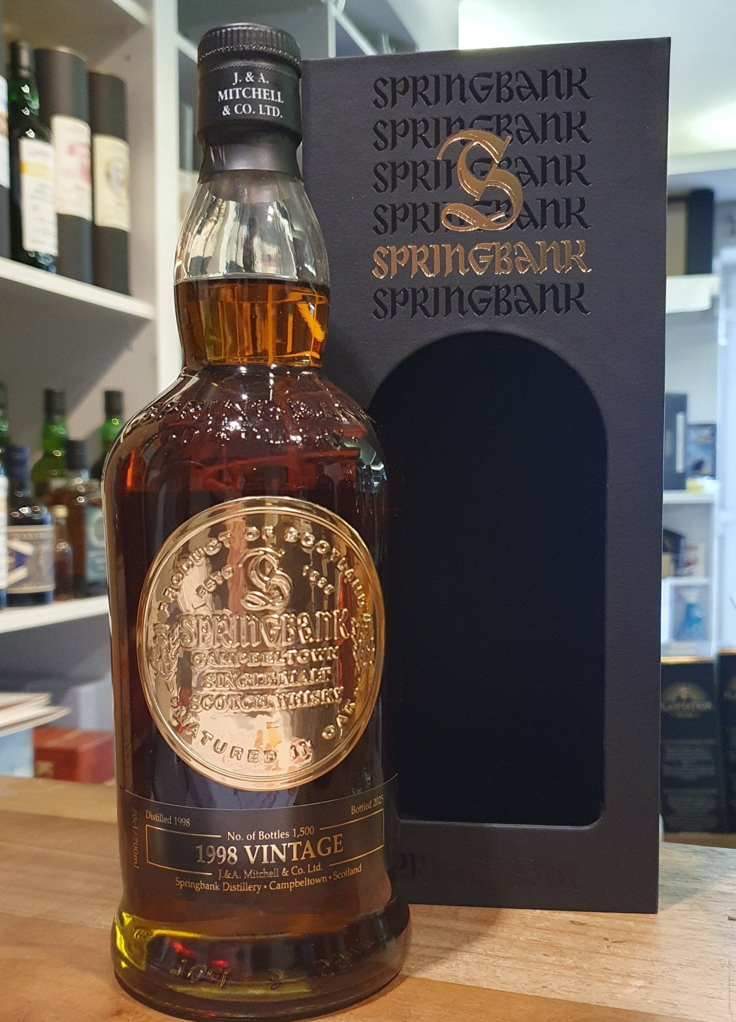 Springbank 1998 Vintage NEW 2025 0,7l 48,3% vol. Campbeltown whisky Limited Edition