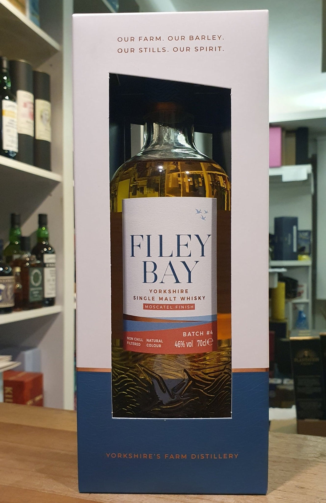 Filey Bay Moscatel Cask 4 Yorkshire Whisky single malt 0,7l 46 % vol.