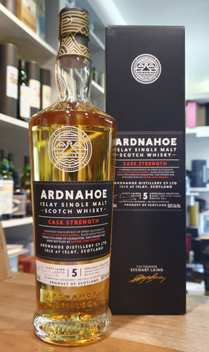 Ardnahoe Cask Strength 5y first CS Release islay GP whisky 0,7l 60,9 % vol.
