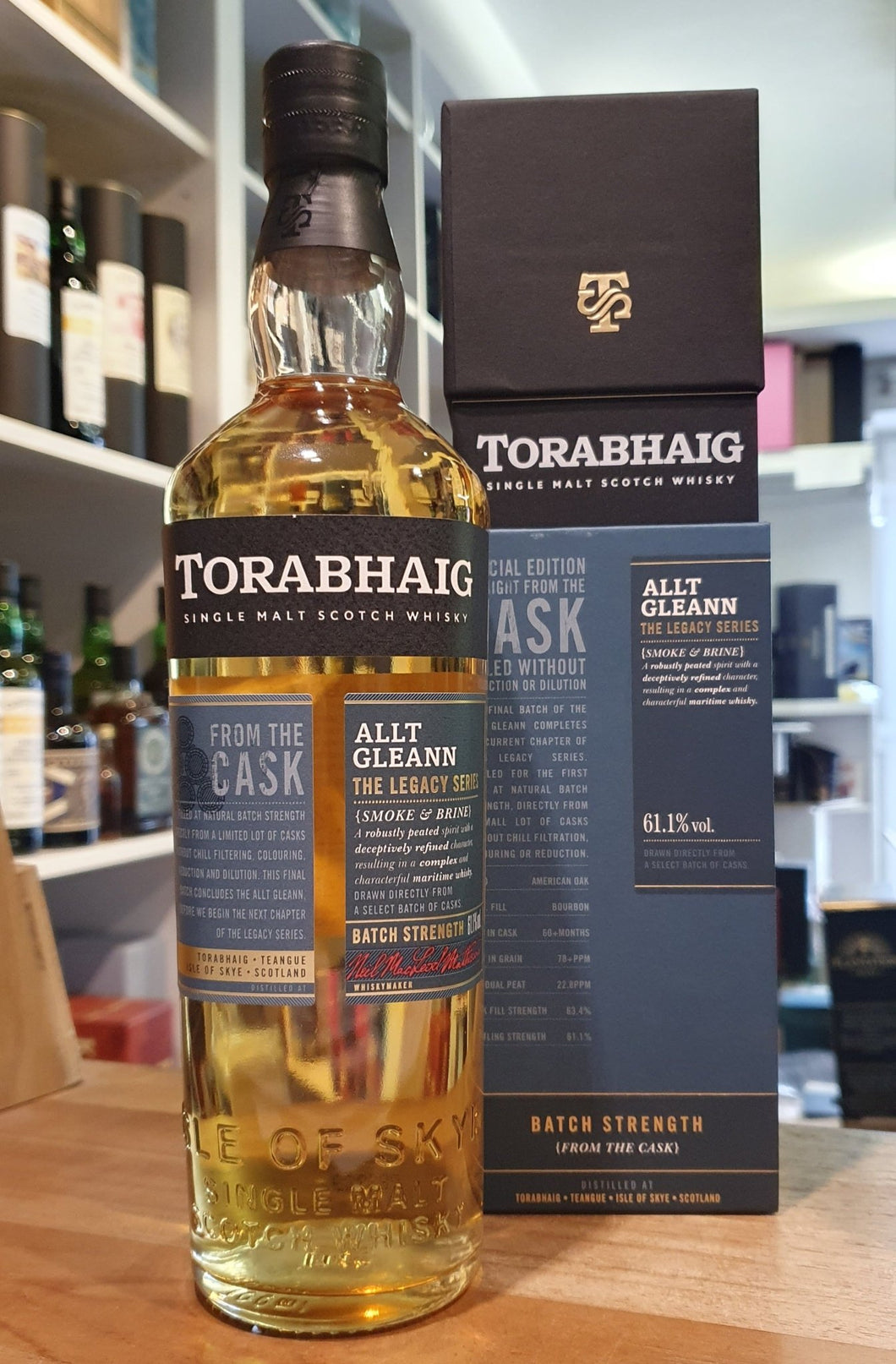 Torabhaig Allt Gleann BATCH STRENGTH the lagacy series 0,7l 61,1% vol. mit GP Whisky sky single malt
