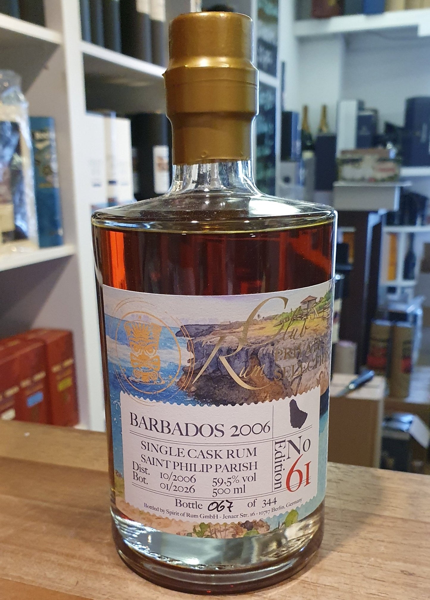 Rumclub Ed.61 Foursquare 2006 Barbados Saint Philip parish 59,5% vol. 0,5l Single cask Rum club